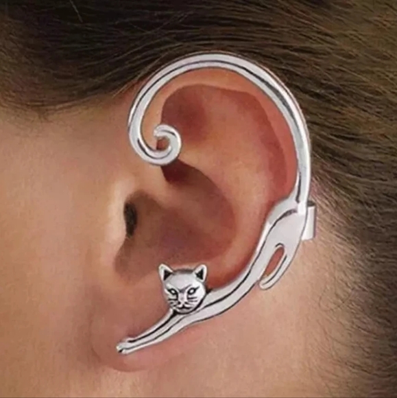 Cat Ear Wrap Earring Cuff Piercing - Picture 1 of 7